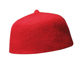 A red cap